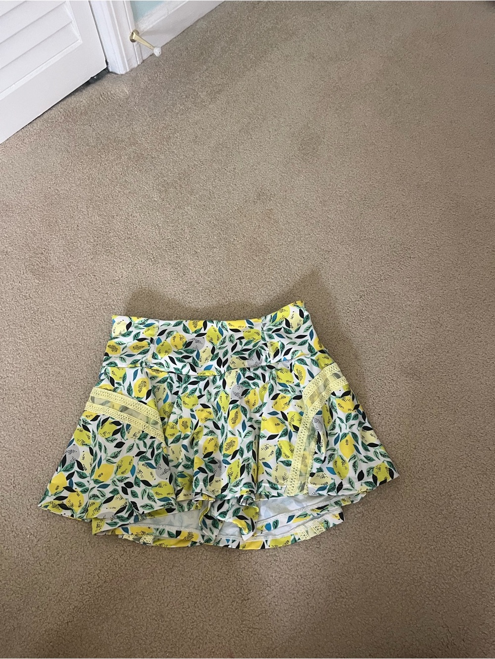 Lemon Free People tennis Skirt
